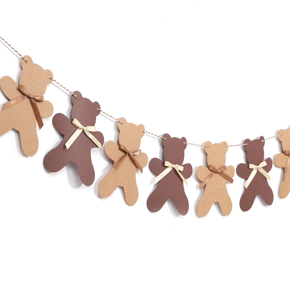 Agkvw We Can Bearly Wait teddy bear garland for baby showers.