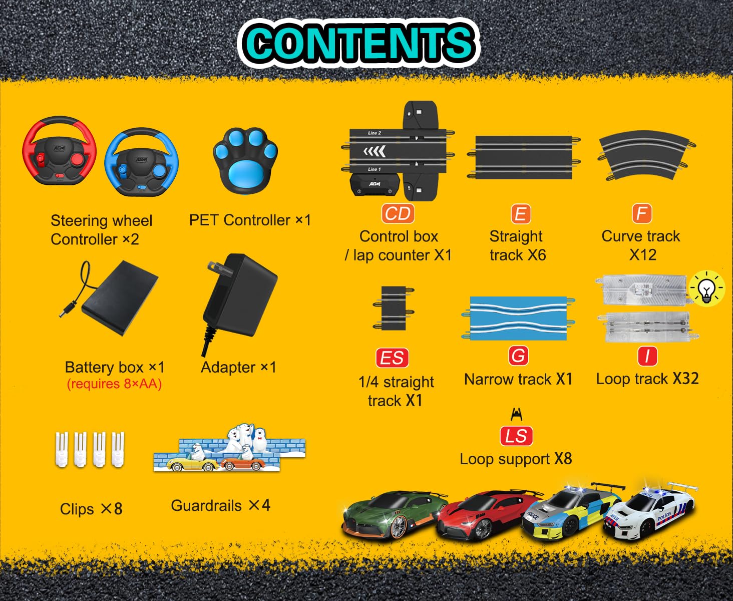 AGM MASTECH durable ABS plastic construction for long-lasting use