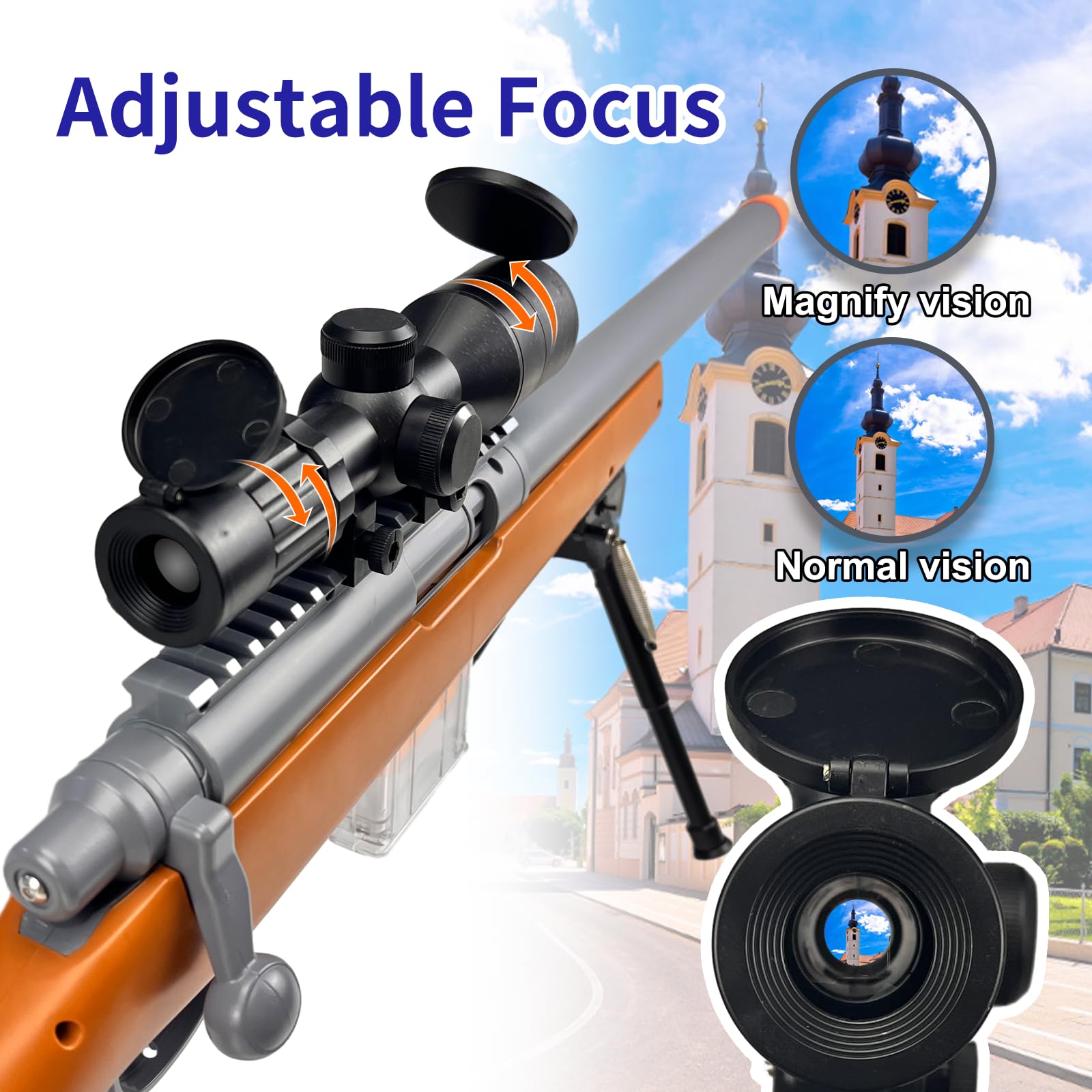 AGM MASTECH M24 adjustable stock for a custom fit and comfortable grip