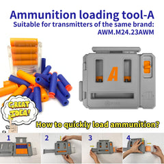 AGM MASTECH M24 includes 40 darts, 20 shells and 2 magazines for ready play