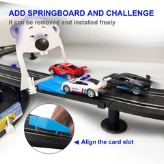 AGM MASTECH track parts and lap counter organized for tracking laps