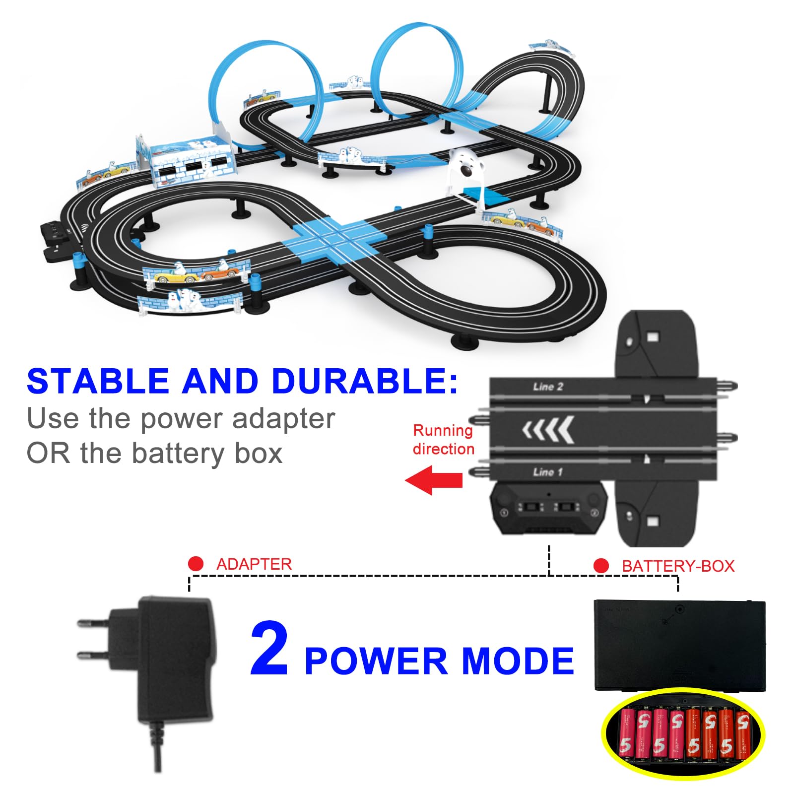 AGM MASTECH two hand controls for precise race management