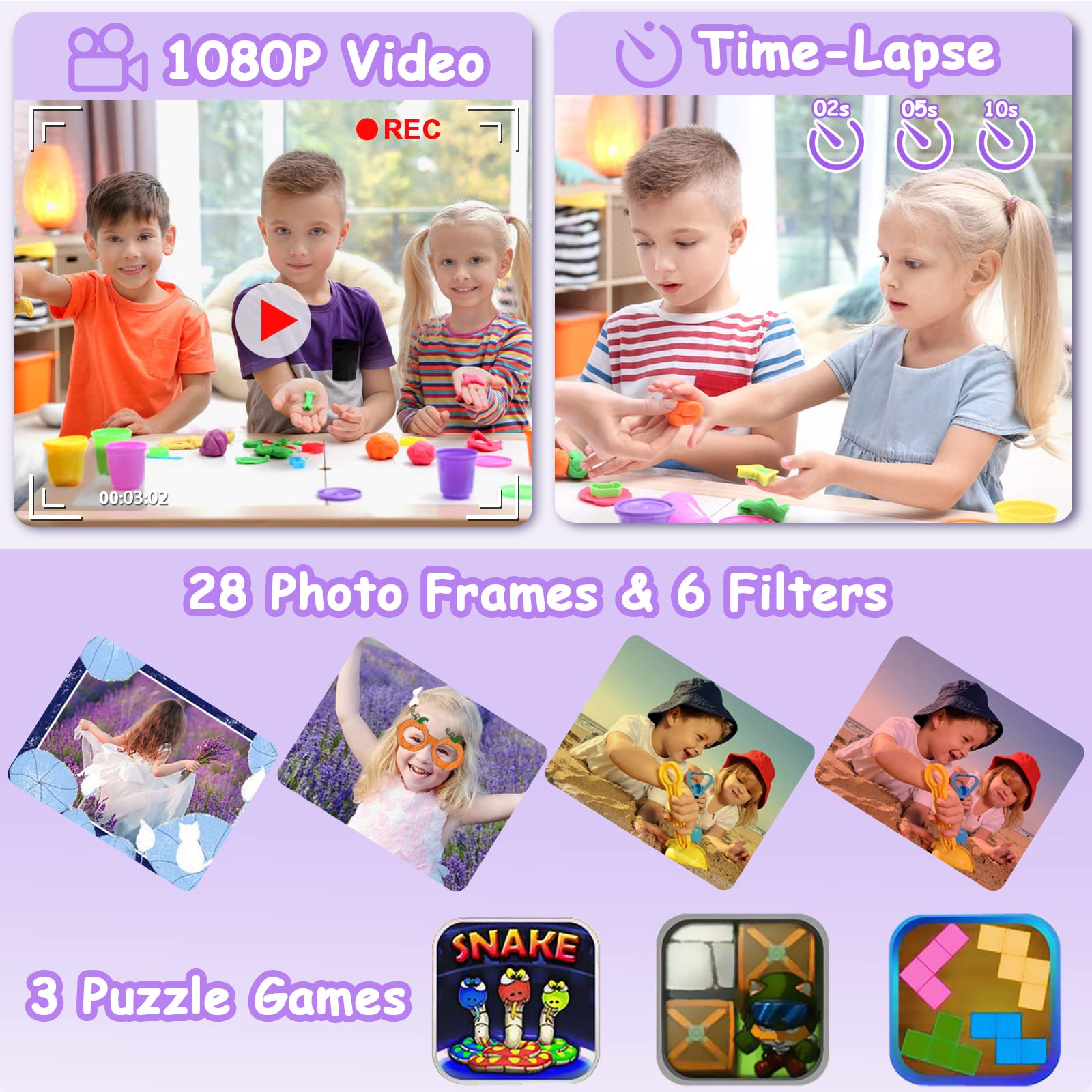 Agoigo Underwater case 98ft with the Kids camera, enabling underwater exploration.