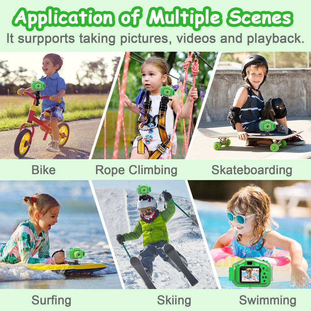 Attach to helmets or bikes with mounts for hands-free fun.