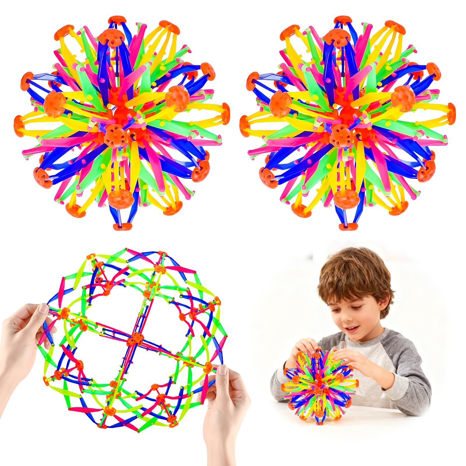 AGSIXZLAN breathing ball expands from 6 to 12 inches for calming focus