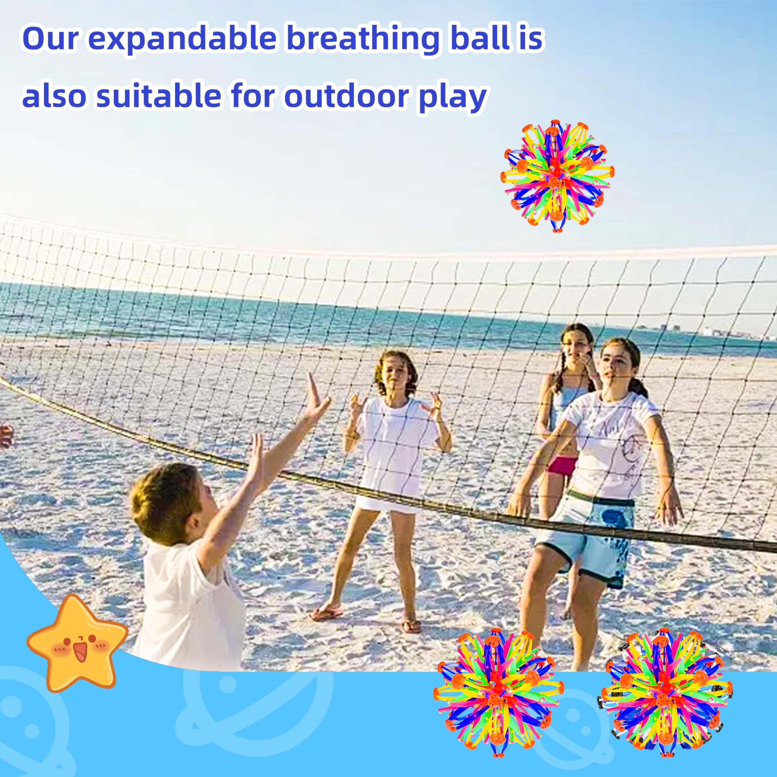 AGSIXZLAN colorful sphere in hands promoting mindful breathing
