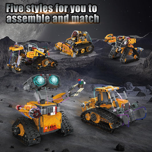 AGV Cici 5-in-1 robot car model encouraging problem-solving through building.