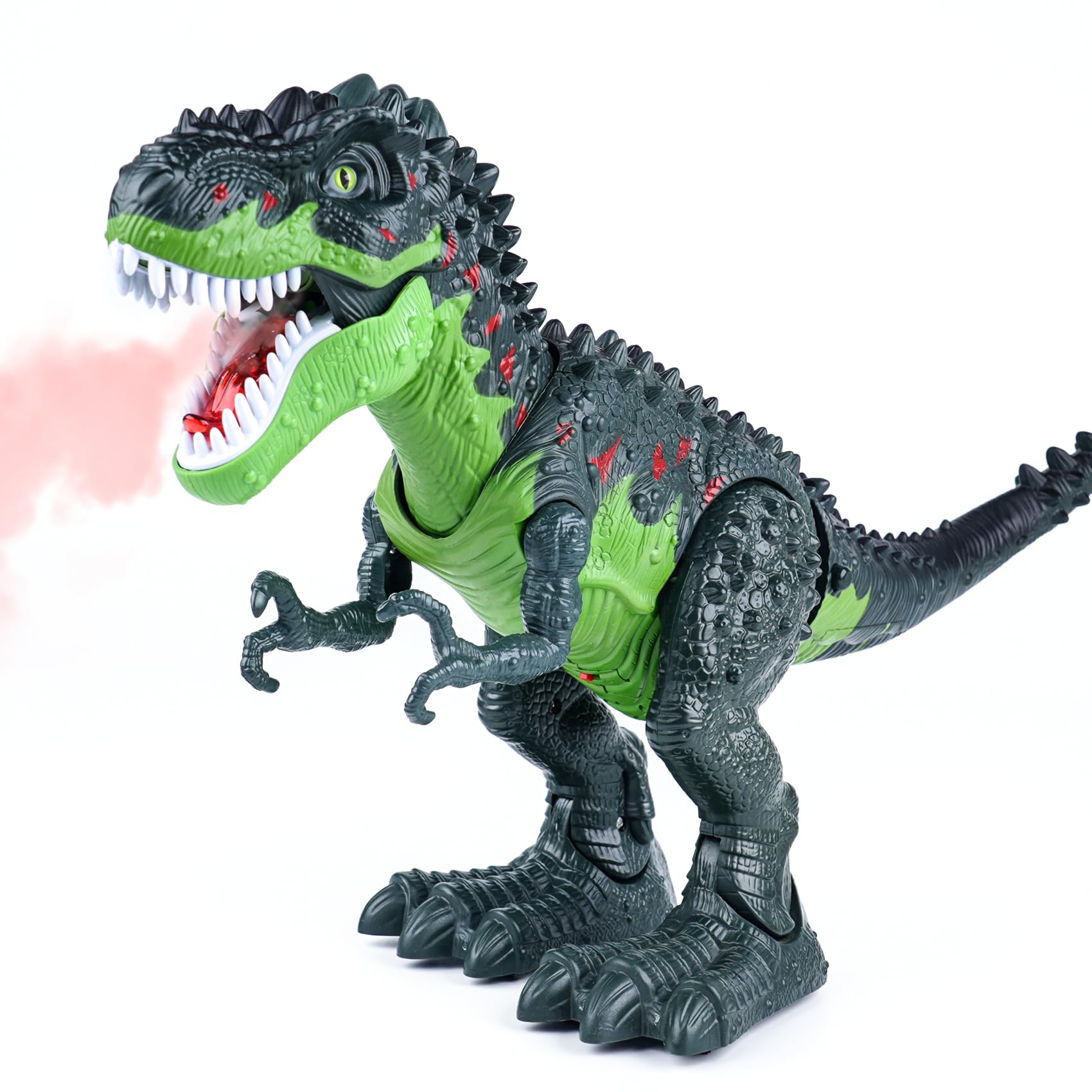 AHCo Big Walking T-Rex moving forward with lifelike walking action for active play.