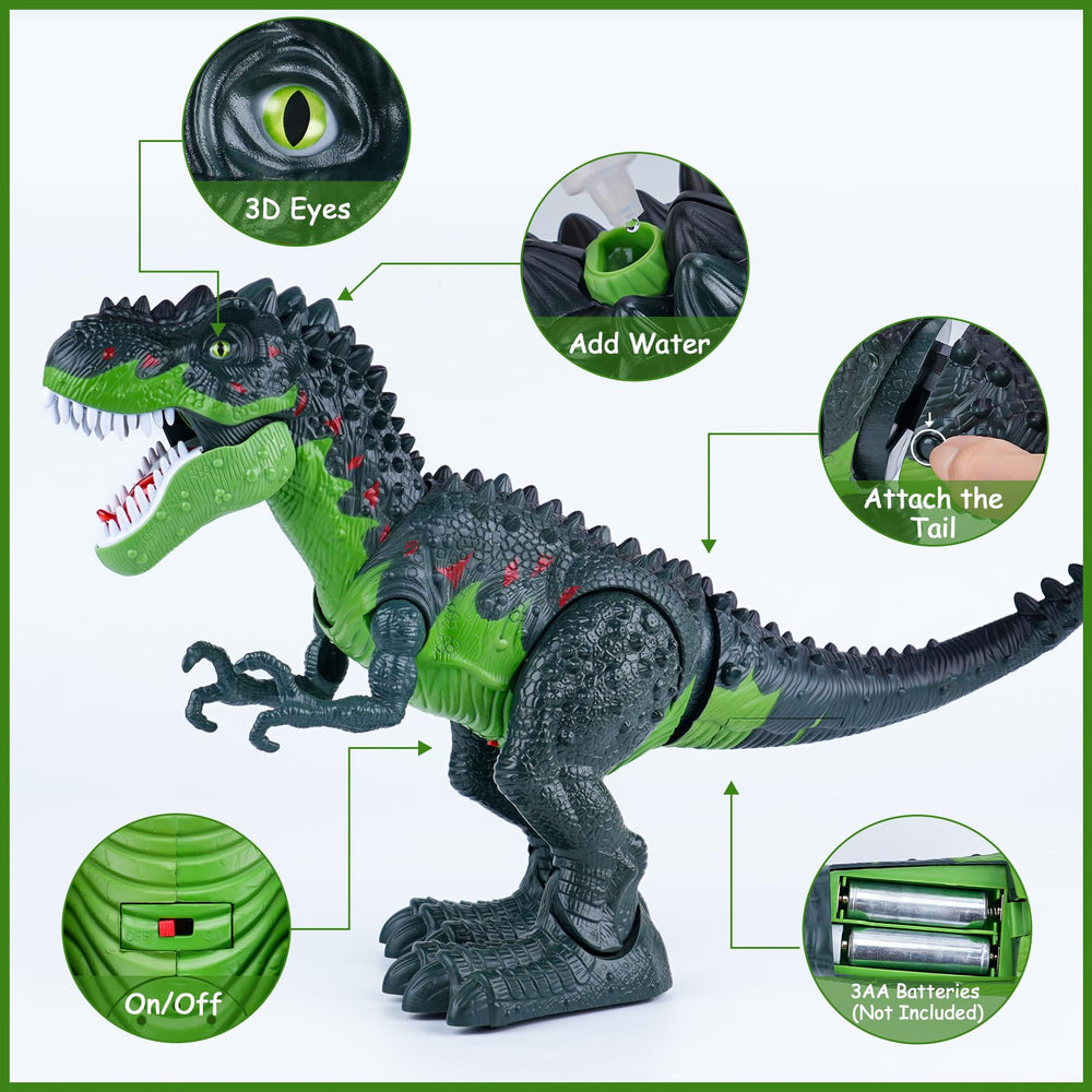 AHCo T-Rex lights providing glowing accents for imaginative playtime.