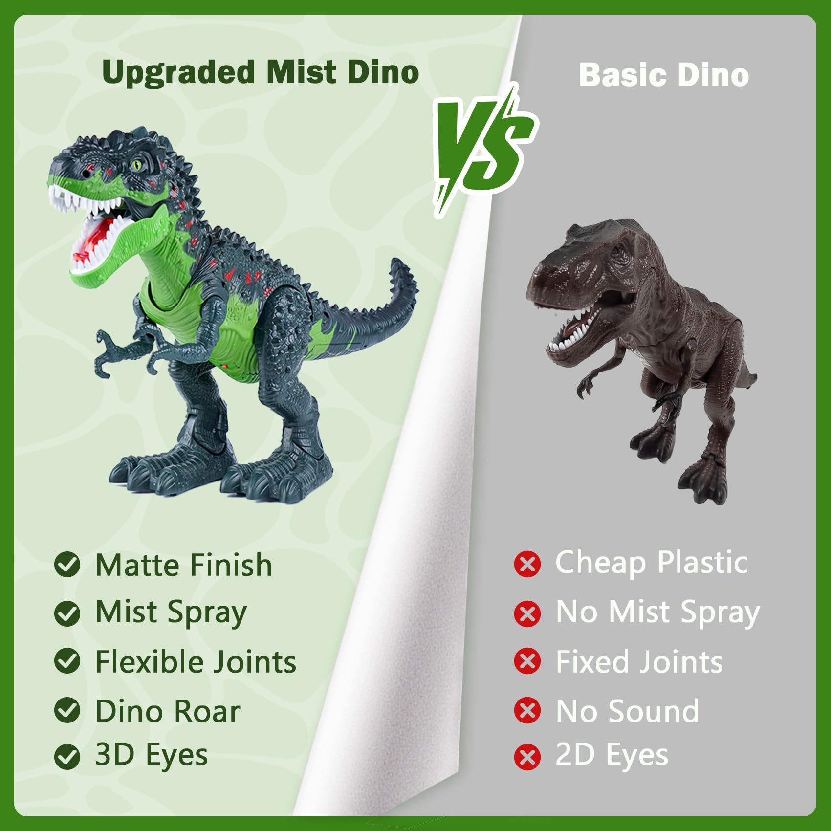AHCo T-Rex textured skin adds tactile realism for exploration.