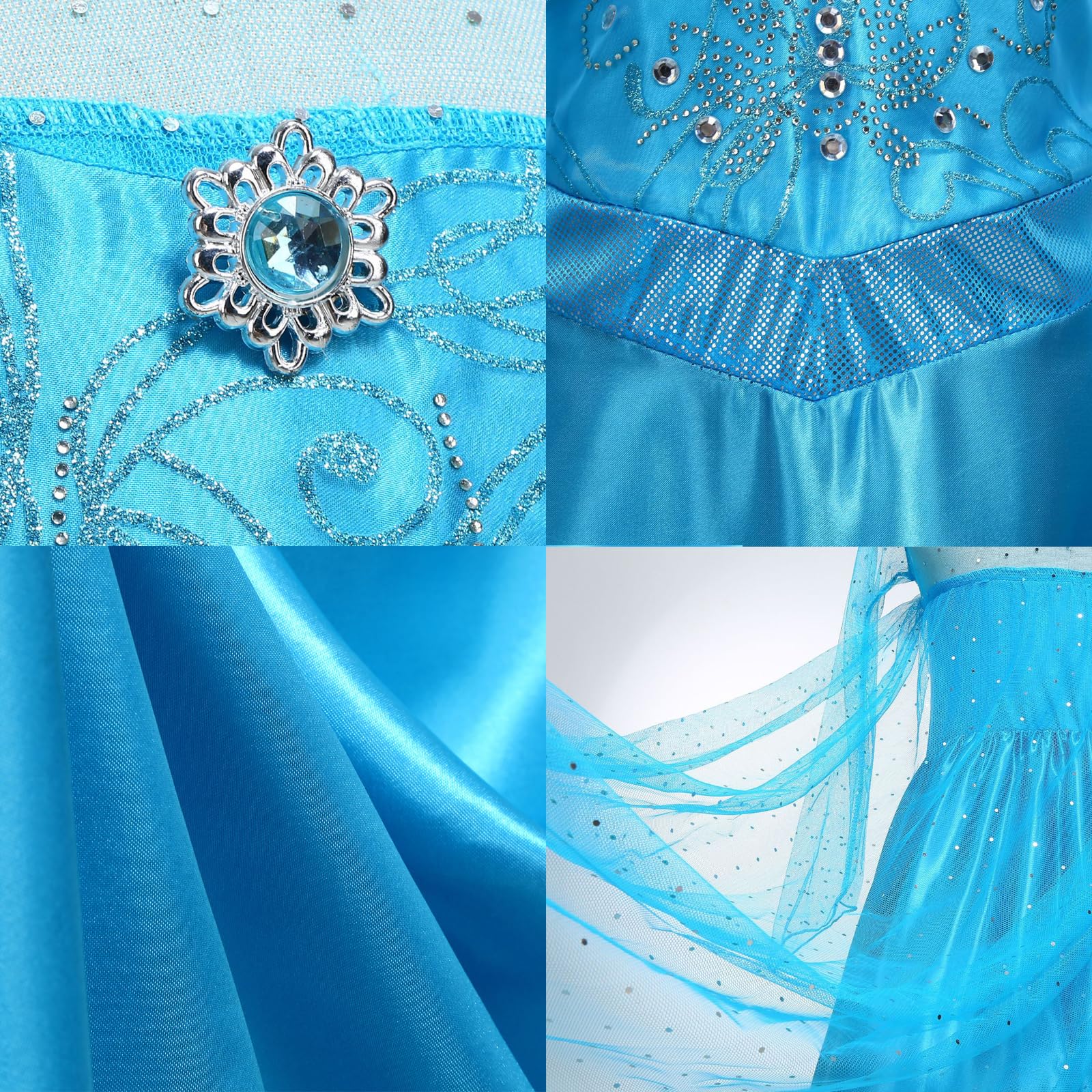 AHLPO Elsa Dress wig braid image adds authentic cosplay styling