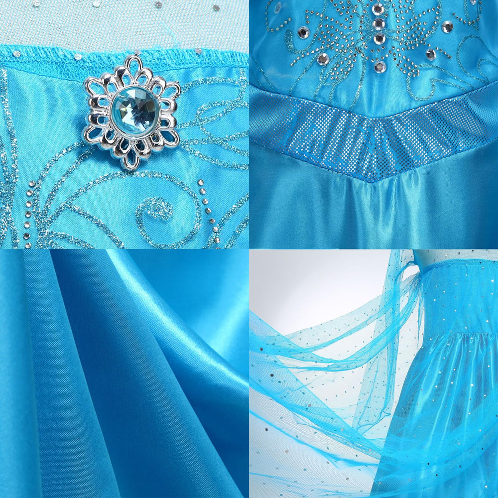 AHLPO Elsa Dress wig braid image adds authentic cosplay styling