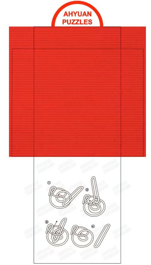AHYUAN individual gift box with puzzle packaging