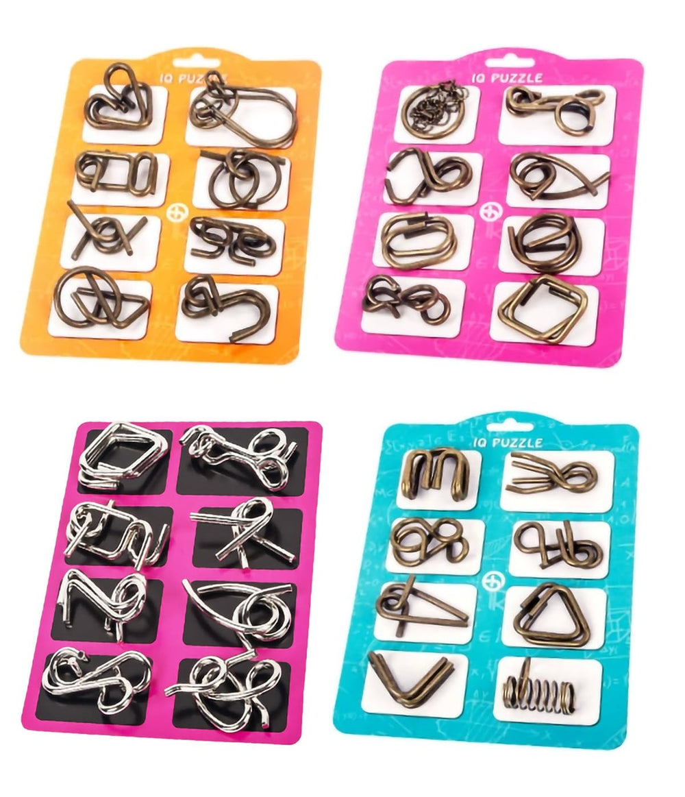 Ahyuan Chinese rings 32-piece set boosts problem solving and focus.
