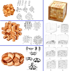 Ahyuan wooden puzzle gift set supports family bonding during cozy evenings.