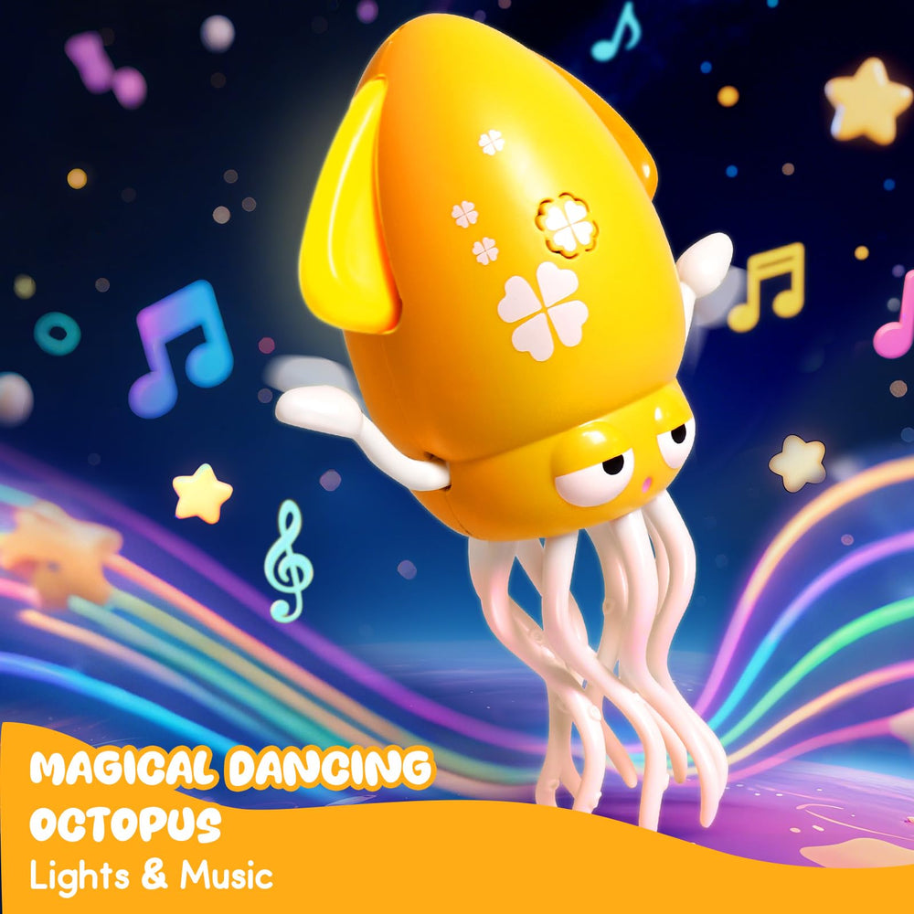 AiDolls octopus toy features music and lights guiding a magical dance