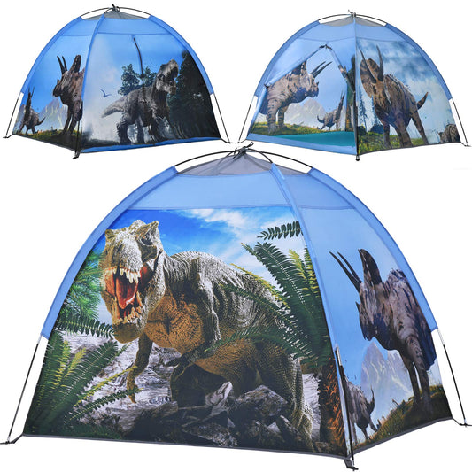 Ai-Uchoice dinosaur tent front view showing inviting play space for imaginative play