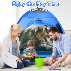 Ai-Uchoice dinosaur tent open entrance for quick, interactive adventures