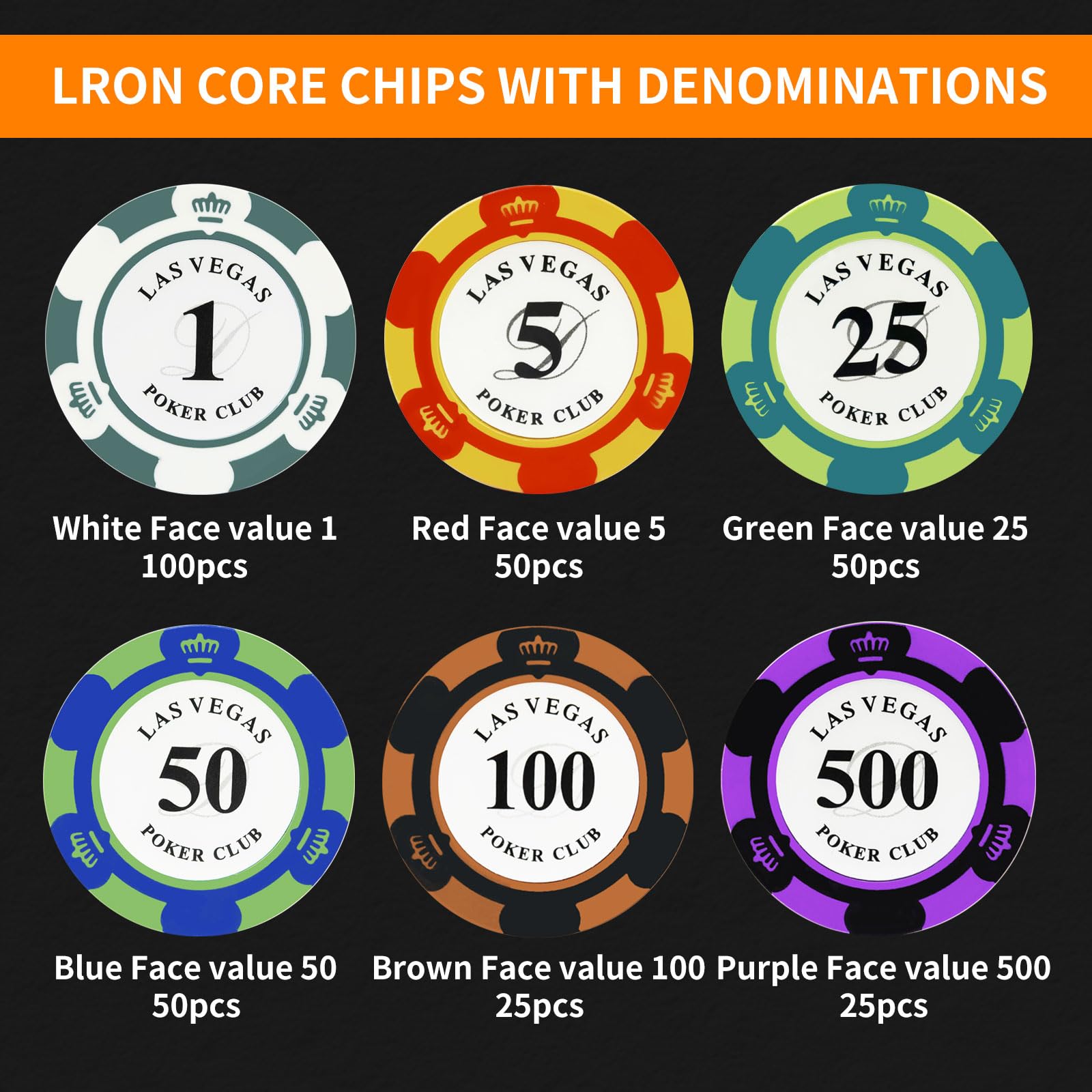 AIBETOMG poker set ready for Texas Hold'em and blackjack games.