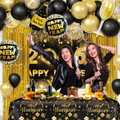 AIBIIN New Year's balloons bundle for quick, cohesive decor.