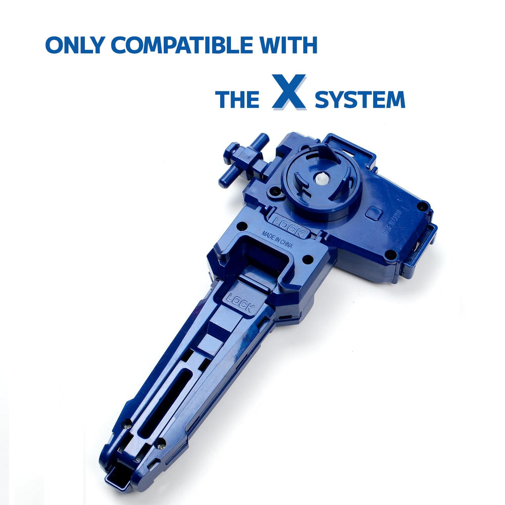 AIBREAY Bey-X Launcher hand grip close-up showing ergonomic design.