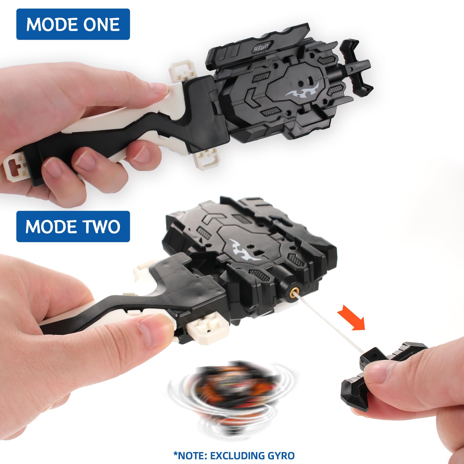 AIBREAY grips provide comfortable handling for steady launches.