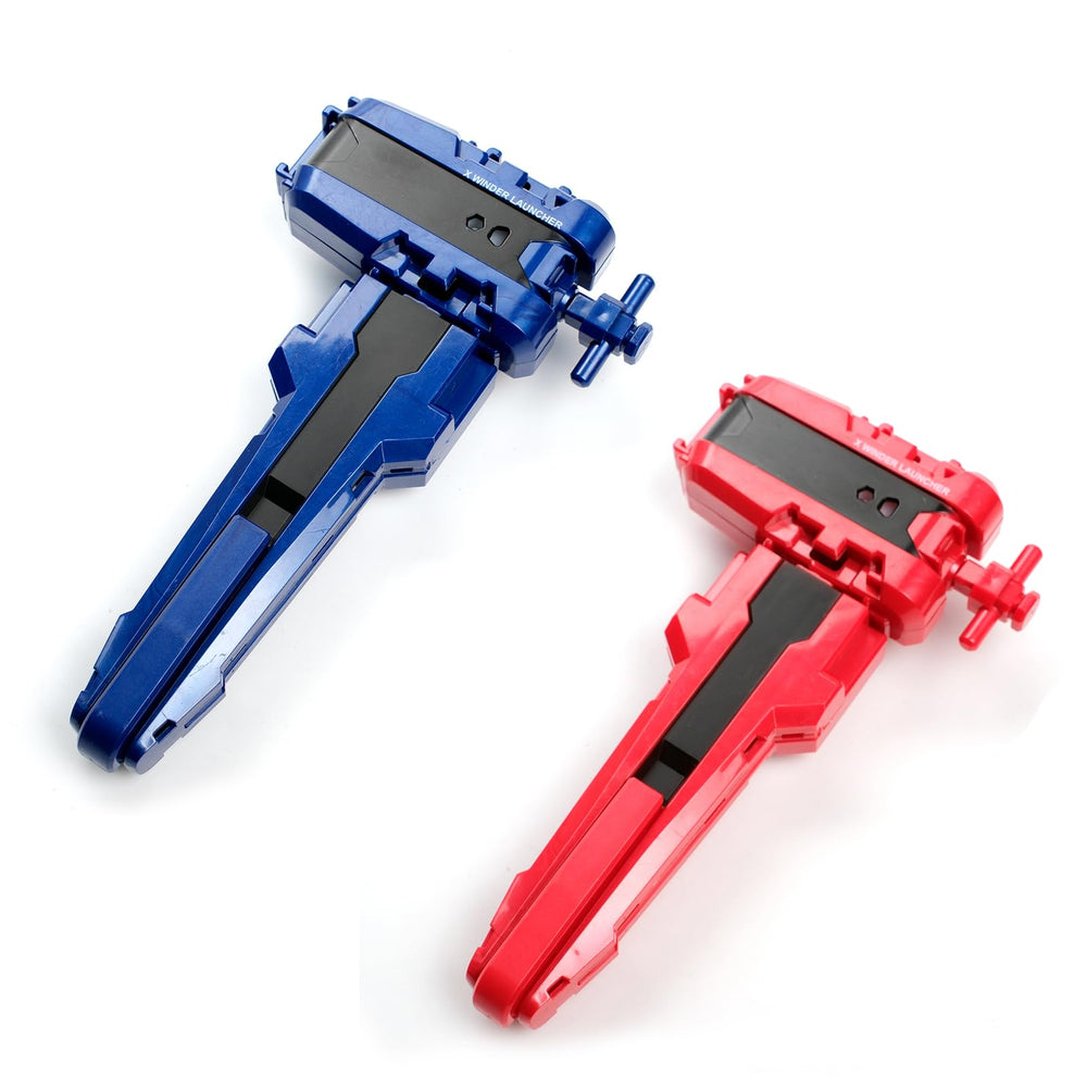 AIBREAY X-String Launcher red grip for precise launches in battles.