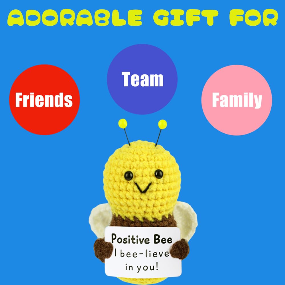 AicooFest crochet bee plush adds cute energy and hope.