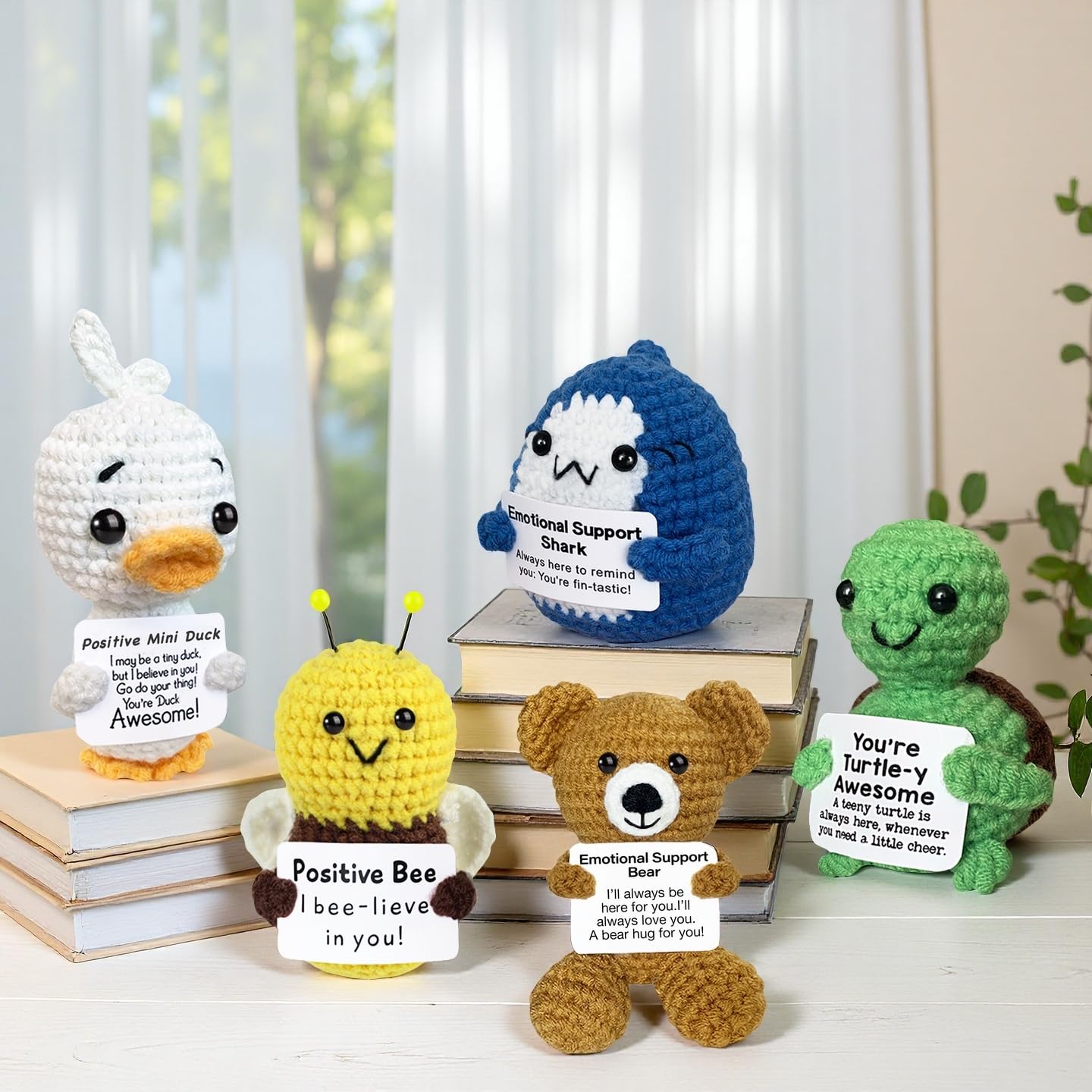 AicooFest crochet plush gift pack for birthdays or colleagues.