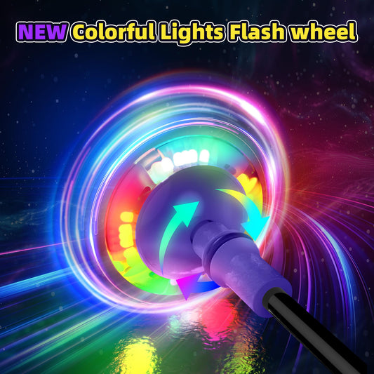 Aidabli colorful flash wheel lights up during play for visual appeal
