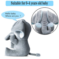 Aidiya baby gift blue elephant plush is ideal for birthdays and showers.