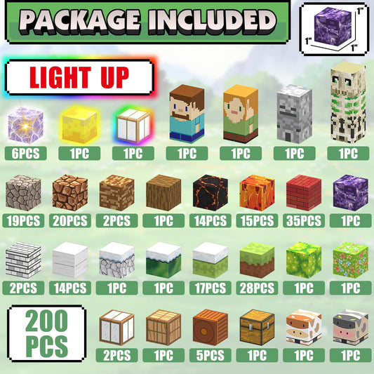 AIDYVOI light-up blocks glow to enhance nighttime play