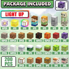 AIDYVOI light-up blocks glow to enhance nighttime play
