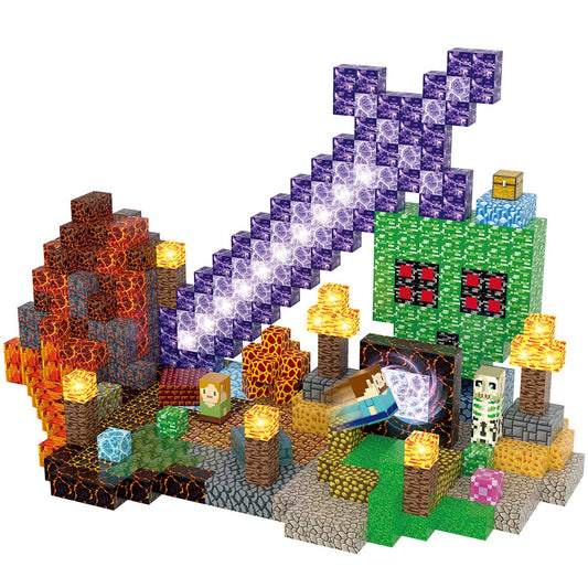 AIDYVOI magnetic blocks set assembly enables endless creativity and constructive play