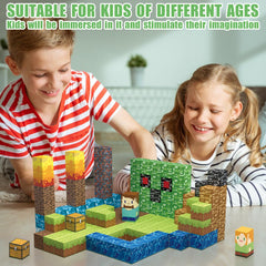 AIDYVOI magnetic blocks strong-magnets illustrate reliable connections for creative structures.