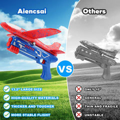 Aiencsai LED night flight capability for safe, visible outdoor play.