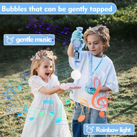 AIERSA Magic Bubble Wand with Gloves enabling interactive smoky pops