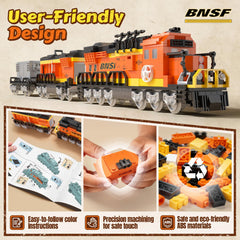 High-quality ABS material ensures safe, durable building blocks for kids.