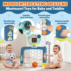 AIGIMU height-adjustable hoop grows with your child for long-lasting play.