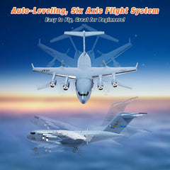 AIGIMU RC Airplane uses 2.4 GHz radio for stable long-range connection