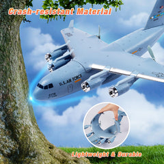 AIGIMU RC Airplane delivers up to 40 minutes with two high-efficiency batteries