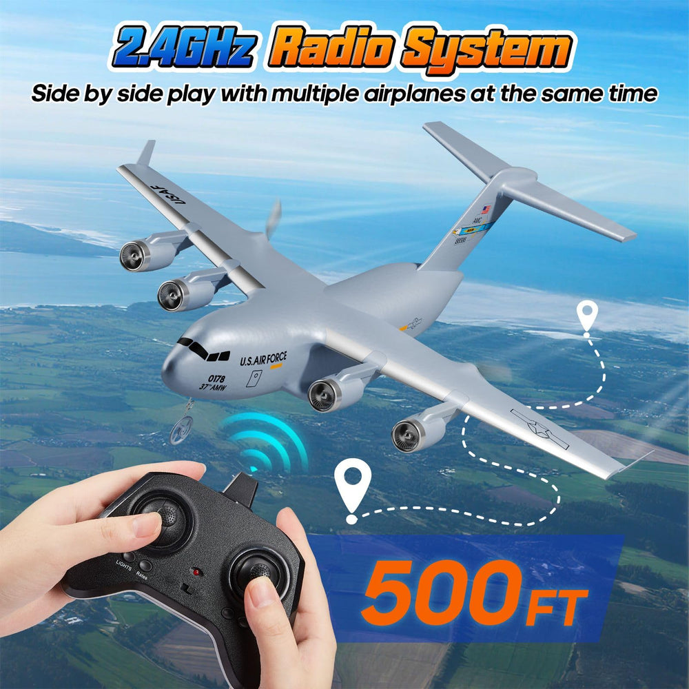 AIGIMU Globemaster III with dual motors enables stable takeoffs and climbs.