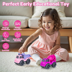 Aigitoy play trucks suitable for indoor and outdoor adventures.