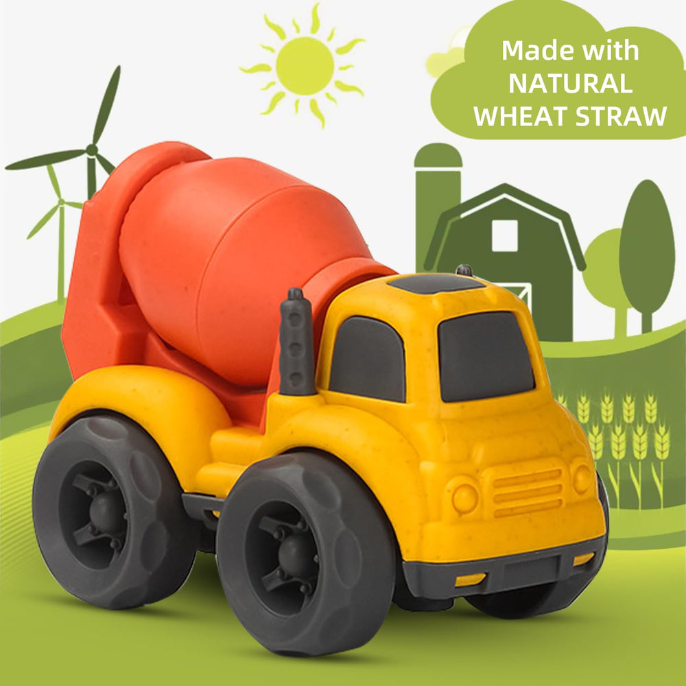 Aigitoy mixer cement truck toy for little builders, teaching cause and effect as they scoop and pour.