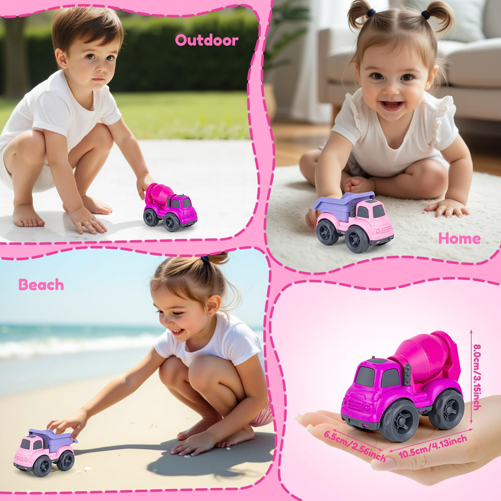 Aigitoy two-trucks set for toddlers, boosting motor exploration.