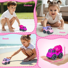 Aigitoy two-trucks set for toddlers, boosting motor exploration.