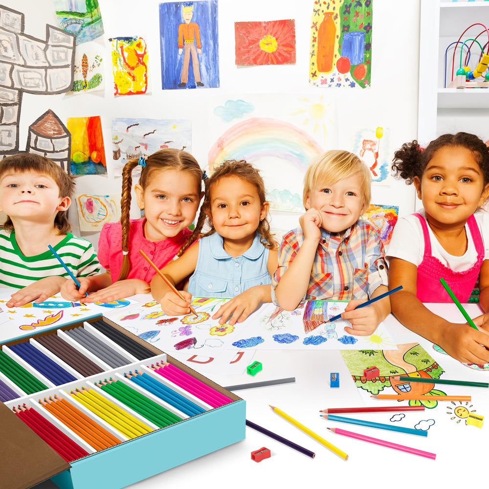 ASTM-D4236 compliant and non-toxic pencils for safe use.