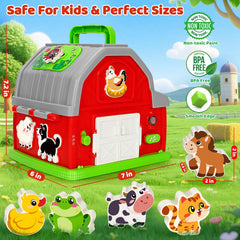Aigybobo barn light button lights the barn to spark imagination.