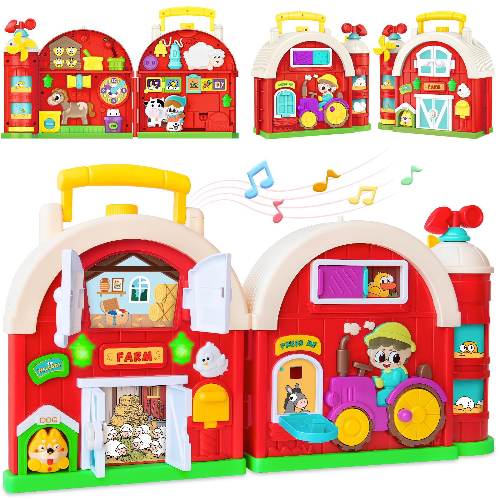Aigybobo farm toy suitable for ages 12 months and up.
