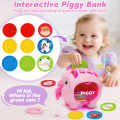 Aigybobo colorful coins for counting and color recognition learning.